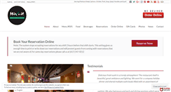 Desktop Screenshot of mixitrestaurant.com